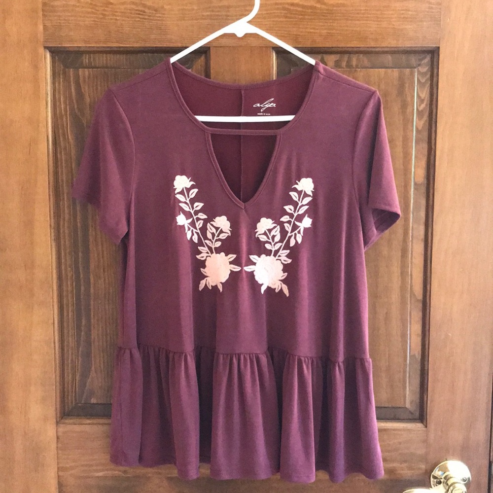 Plum blouse